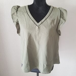 Short sleeve blouse top ll Mine